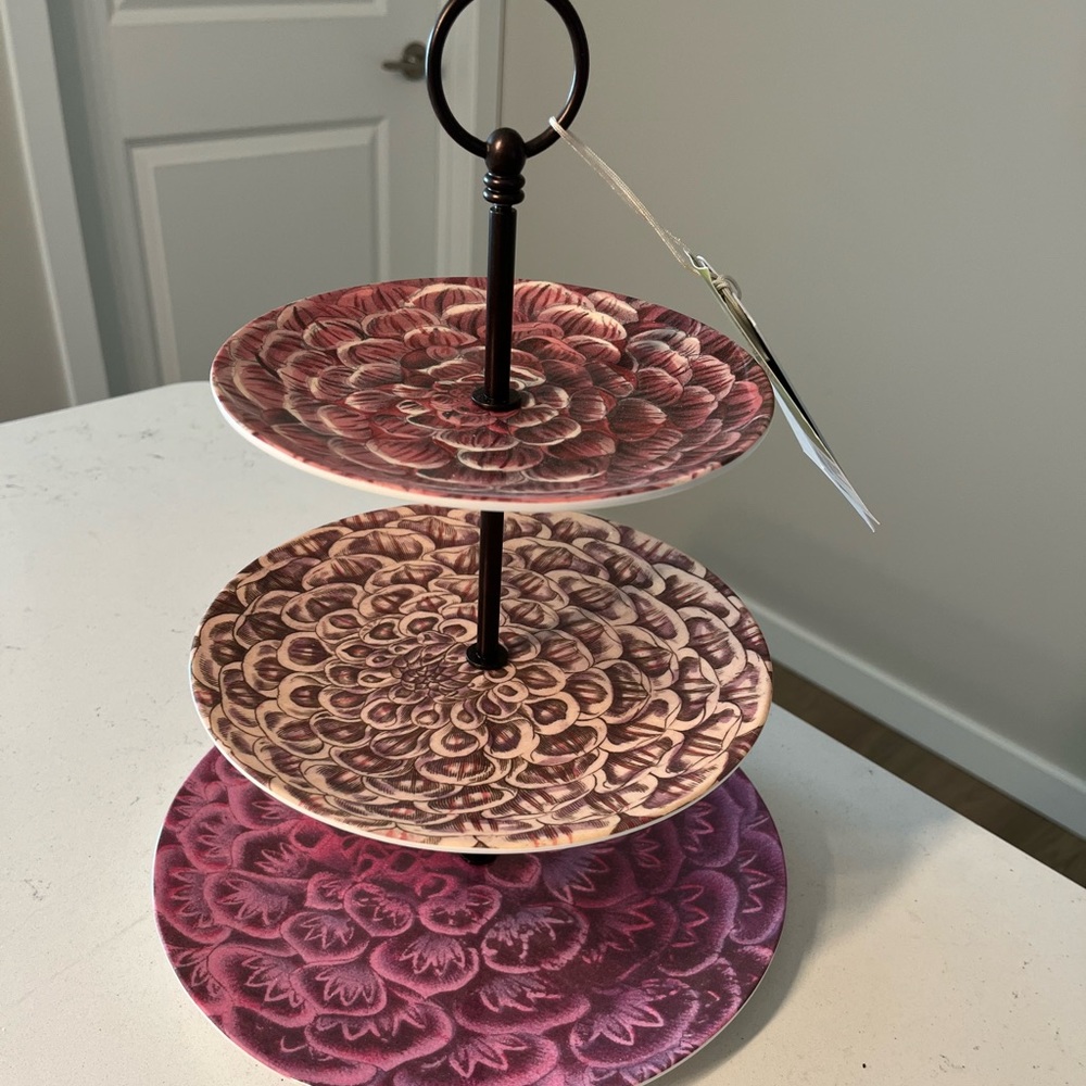 John Derian for Target 3-Tier Serving Tray NWT